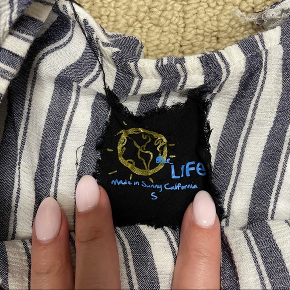 Blue Life small off the shoulder top - Picture 4 of 4